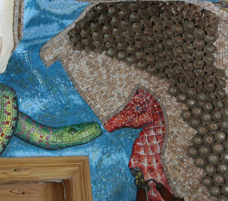 Seeschlange & Wasserdrache - Mosaik Innendesign - Roland Rafael Repczuk