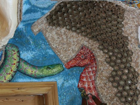 Seeschlange & Wasserdrache - Mosaik Innendesign - Roland Rafael Repczuk