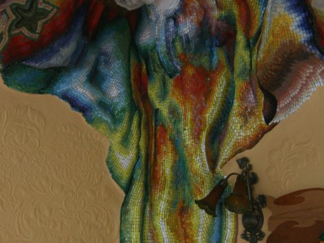 Engel mit Heiligenschein - Mosaik Innendesign - Roland Rafael Repczuk