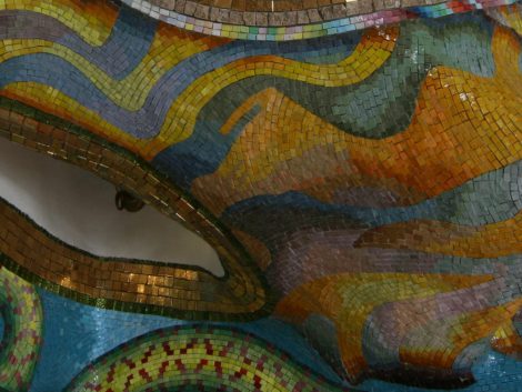 Leuchtfisch - Mosaik Kunst Innendesign - Roland Rafael Repczuk