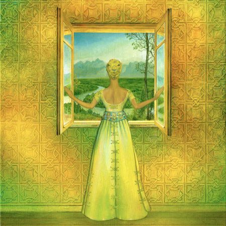 Frau am Fenster- Öl auf Leinwand - Roland Rafael Repczuk