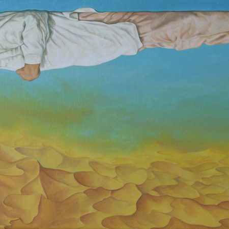 Flucht in die Wüste - Öl auf Leinwand - Repczuk