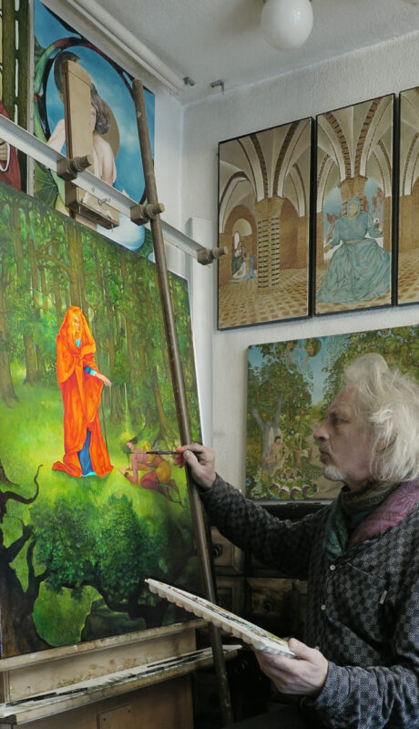 Atelier Malerei. Ölgemälde im Surrealismus. Roland Rafael Repczuk - Gemälde seit 1983. Freischaffender Künstler